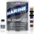 Iso/Npg Gel Coat White with Wax with MEKP Catalyst for Hardening, with 6 Color Tinting Pigments, Gel Coat Repair Kit for Boats, Fiberglass (1 Gallon)