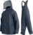 Men’s PRO Workwear 3-Piece Waterproof PU Rain Suit – Heavy Duty Hooded Jacket & Bib Pants for Outdoor Work, Sea Fishing