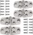 316 Stainless Steel Hinges Marine Grade 3″ x 1.5″ Heavy Duty Boat Hatch Hinge (76 mm X 38 mm) 4 Pack Casting Cabinet Door Hinge with Screws