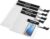 HEETA 5-Pack Clear Waterproof Dry Bag Pouch, Water Tight Cases Dry Bags Document Holder for Camera Mobile Phone Maps, Kayaking Boating