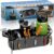 Boat Caddy Organizer, 3-in-1 Mount (Screw/Fishing Boat Track/Clamp-On), Removable Divider Card & Anti-Slip Pad, Fits 40oz Tumbler, for Boat Kayak Tree Stand Bicycle Walker Wheelchair