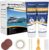 Globalcom Fiberglass Boat Repair Kit White, Gel Coat Repair Kit for Boats, Marine Fiberglass Repair Kit for Boats, Epoxy Filler for Boats, Fiberglass Repair Kit Fix Holes Chips Pit Cracks