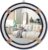 Vercraft Nautical Coastal Mirror 16″ Wall Decor with Rope Wrapped Trim and Hanging Loop Round Circle Nursery Mirror Nautical Boho Rustic Decorative for Living Room, Bedroom Blue and White