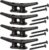 4 inch Dock Cleats 4/6/8/12/16/20/24 Pack,Boat Dock Cleats Rope Cleat Marine Cleats Iron Boat Cleats with Hardware ldeal for Deck,Nautical Decor,Cleats for Boat Dock,Boat Tie Down Cleats