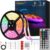 Boat Strip Lights Waterproof 32.8FT, 12v RGB Marine Pontoon Boat Lights, Boats Interior Deck Cabin Light, Night Fishing Lighting for Jon Bass, Yacht, Kayak, RV