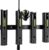 Hikeen Adjustable Fishing Rod Holder, 4 Tube Fishing Pole Holders Wall-Mounted Rod Rack for Boat Kayak Golf Cart Garage Crate Cooler Wagon RV