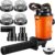 Retisee 12V 800GPH Livewell Pump Kit for Boat Aerator Pump with 4 3/4” Stainless Steel Mesh Strainer Marine Baitwell Replacement for Fishing Tank Submersible Cartridge Aerator Boat Marine Yacht