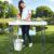 42.5″ Fish Cleaning Table with Sink, Folding Camping Table & Fish Cleaning Station with Measure Mark, Camping Sink with Hose Hookup for Outdoor Picnic, Beach, Dock & Patio Use