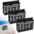 Linkstyle 3PCS Boat Storage Mesh Bag, Self Adhesive Marine Caddy Organizer with Reflective PVC Mesh Bag for Boat Cabin Deck RV Storage Accessories Waterproof