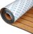 OCEANBROAD EVA Foam Boat Flooring with 3M Adhesive Backing Marine Self-Adhesive Decking 96”x45.6”/36”/28.8”/16.8”, 48”x16.8” Faux Teak Sheet for Jon Boats Swim Platform Helm Pad RV Floor | Double-layer, Non-Slip, 6 mm Thick Eva Foam, Multiple Sizes and Colors, Easy to Install, For Marine Decking